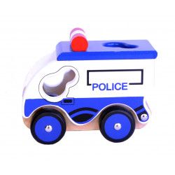 Coche de Policía de madera