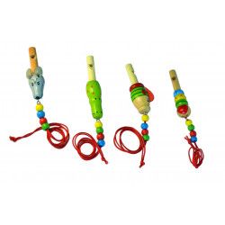 Wooden whistles Animals