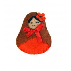 Broche feutre Matrioska