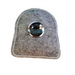 Broche de fieltro Chinita