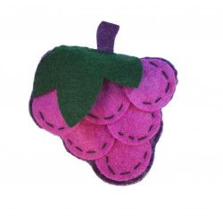 Broche de fieltro Uva