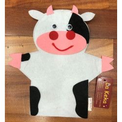 Títere de Fieltro Vaca