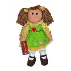 Boneca de pano com o...