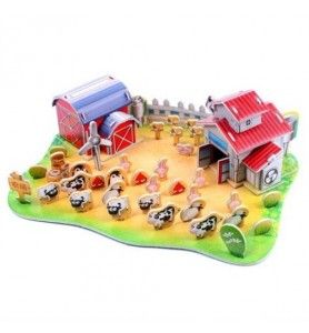 Granja puzzle 3D