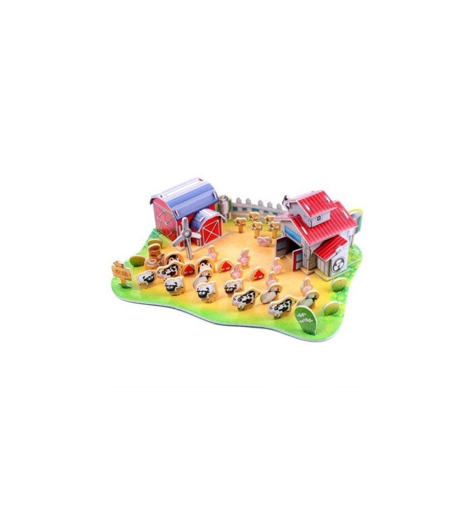Granja puzzle 3D
