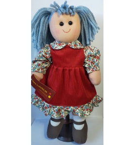Muñeca de trapo con vestido...