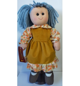 Muñeca de trapo con vestido...