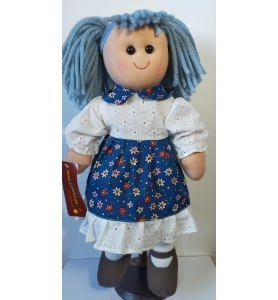 Muñeca de trapo con vestido...