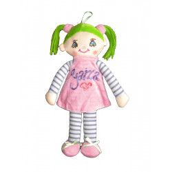 Rag doll with the name Keka...
