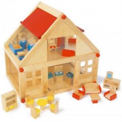 Dollhouse di legno