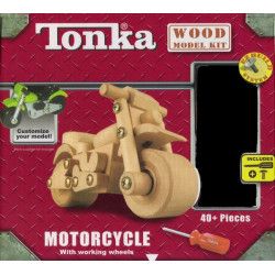 Moto en bois à construire