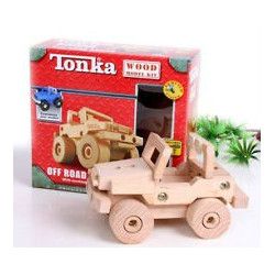 Jeep de madera para armar
