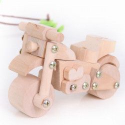 Moto para Armar de madera