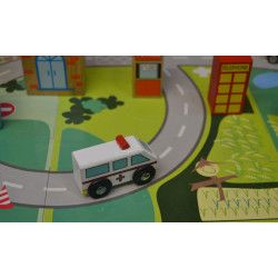 Mini Ambulancia de madera