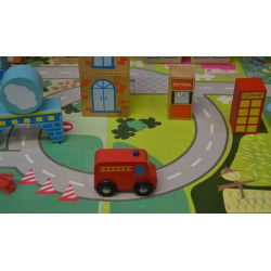 Mini camion de pompiers en...